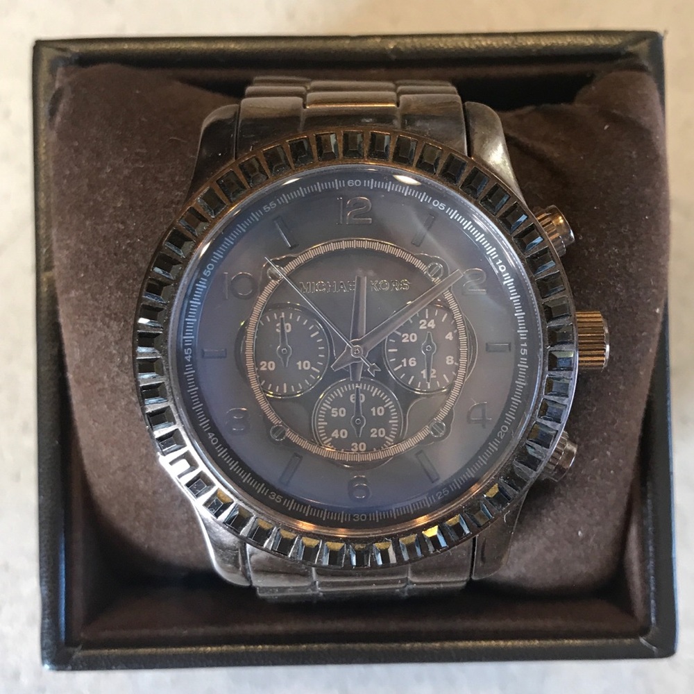 Michael Kors 'Large Espresso Runway' Men’s Watch
